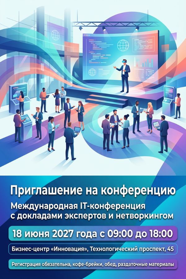 Приглашение Конференция