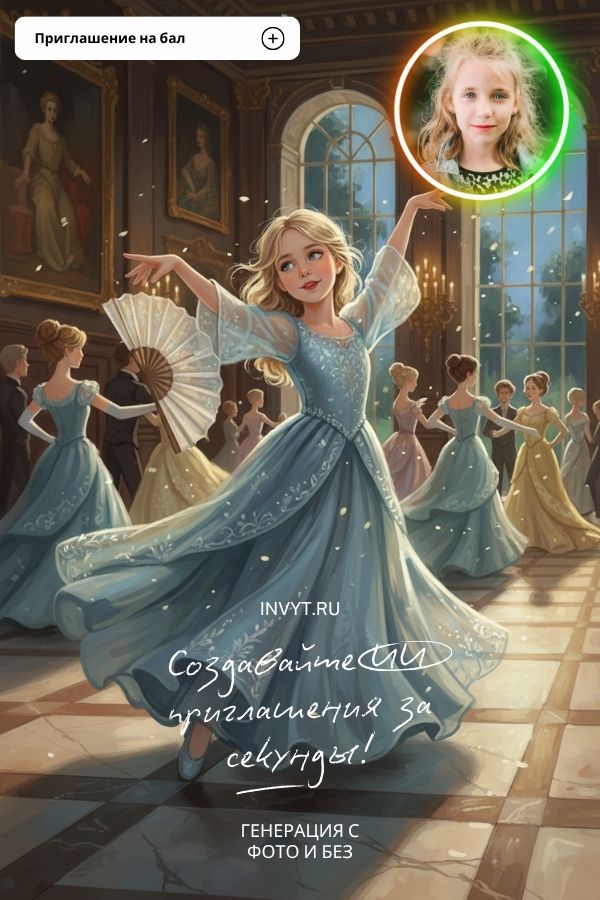 Пример приглашения на бал