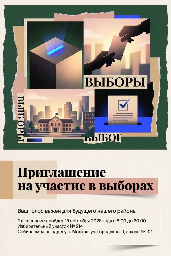 Пример приглашения на выборы