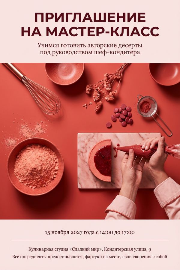 Приглашение Мастер-класс