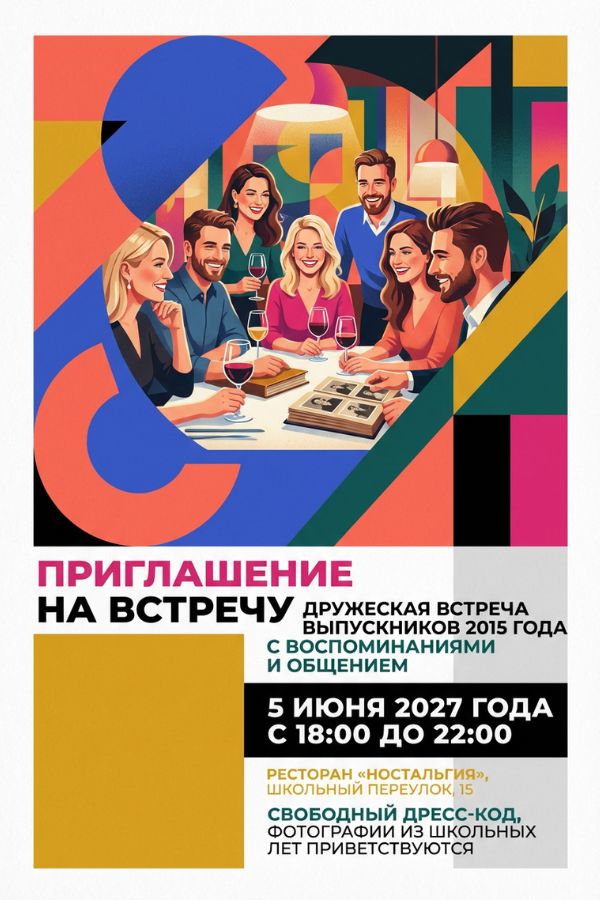 Приглашение Встреча