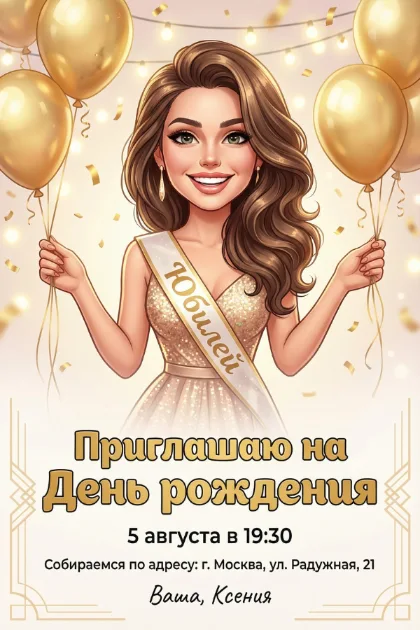 Взрослое приглашение с фото 3