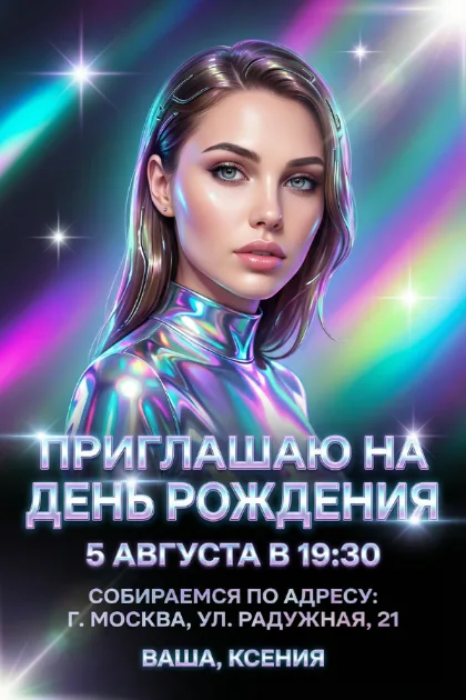 Взрослое приглашение с фото 4