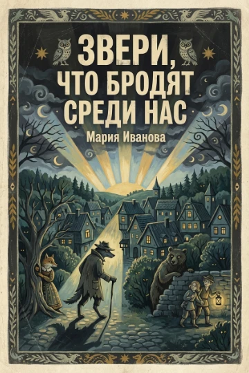 Обложка для книги сказок