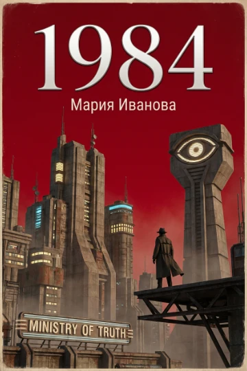 Обложка для книги антиутопии