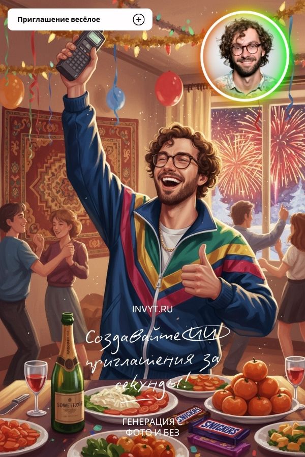 Приглашение весёлое