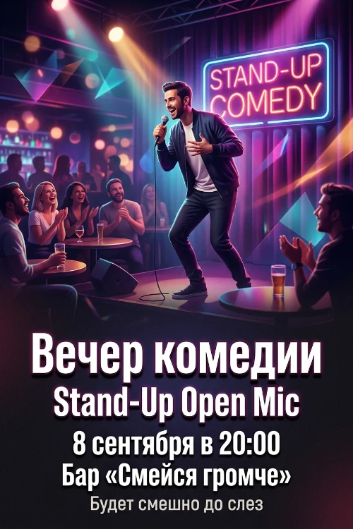 Приглашение на стендап