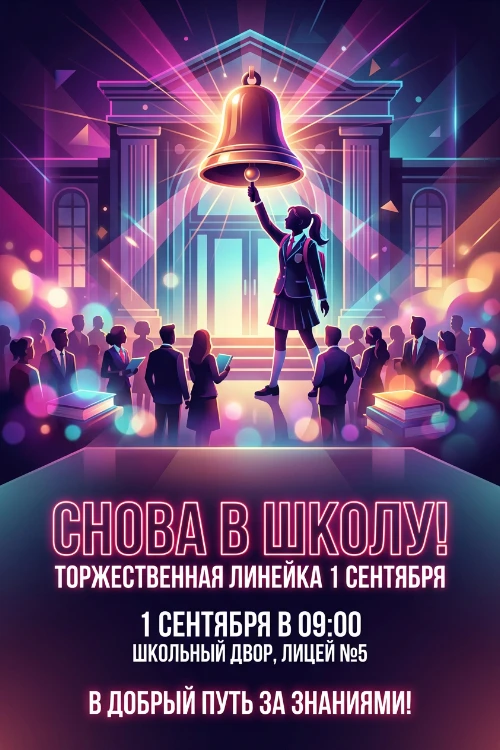 Приглашение на вечеринку в стиле 60-х