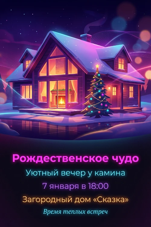 Приглашение на Рождество