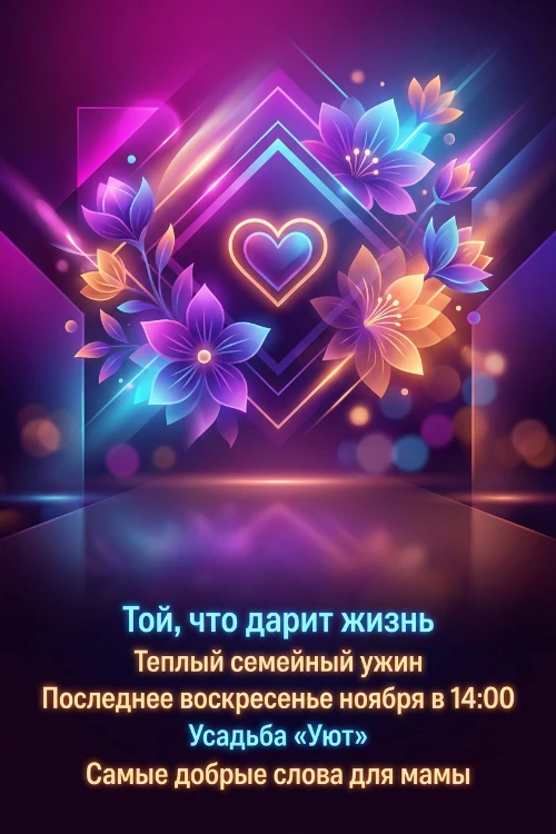 Приглашение на 8 марта