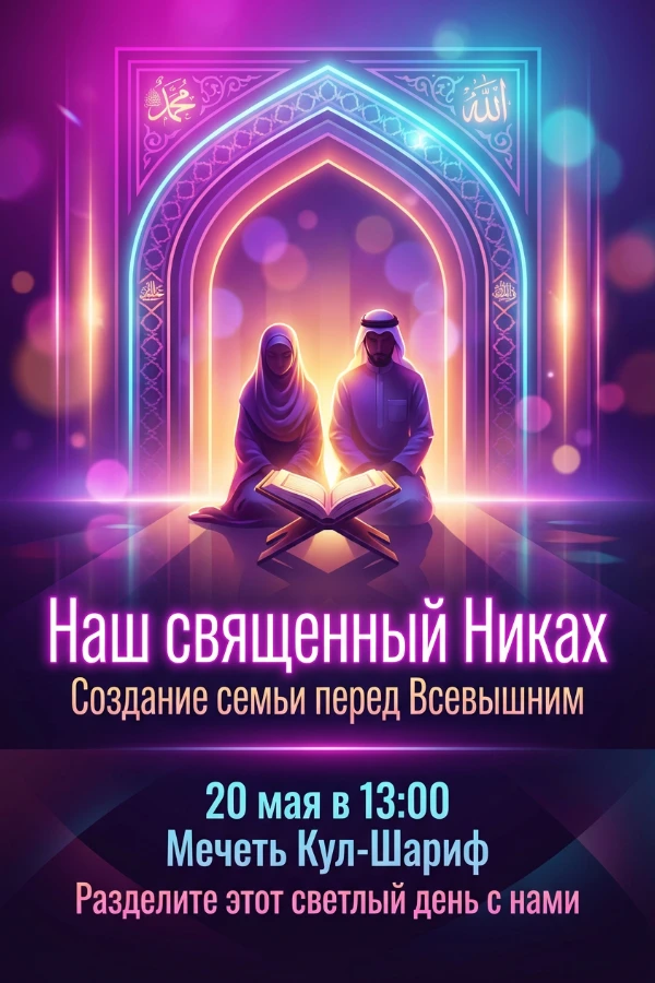 Приглашение на никах