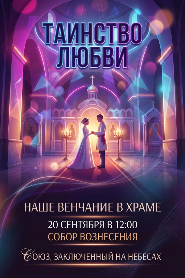 Приглашение на венчание