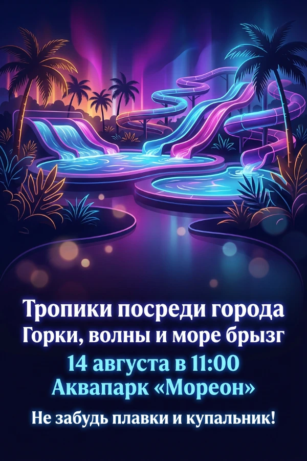 Приглашение на аквапарк