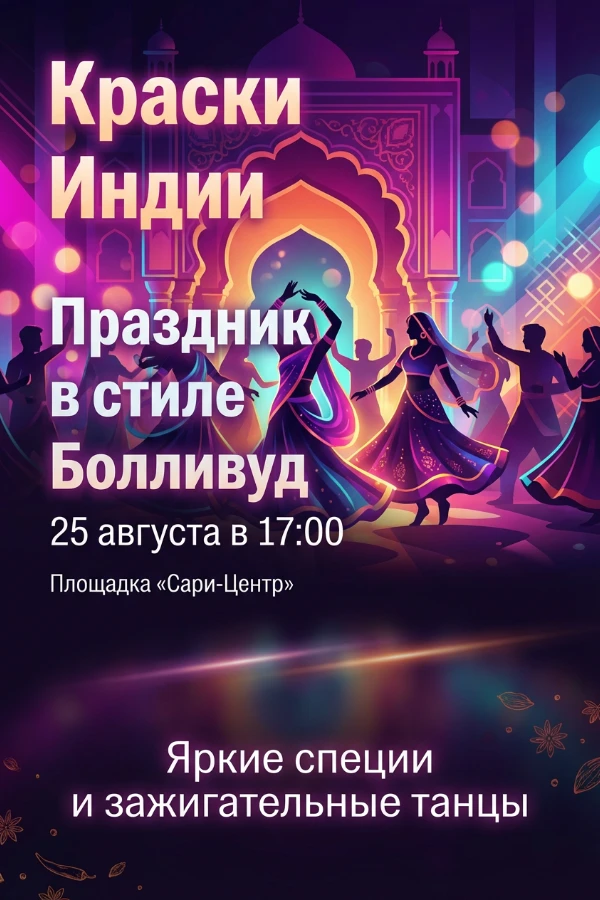 Приглашение в индийском стиле