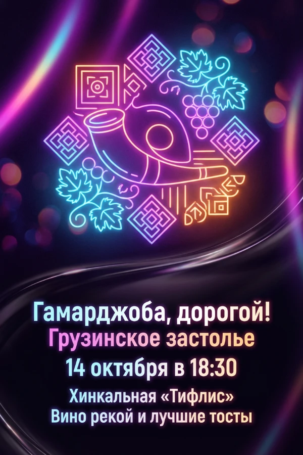 Приглашение в грузинском стиле