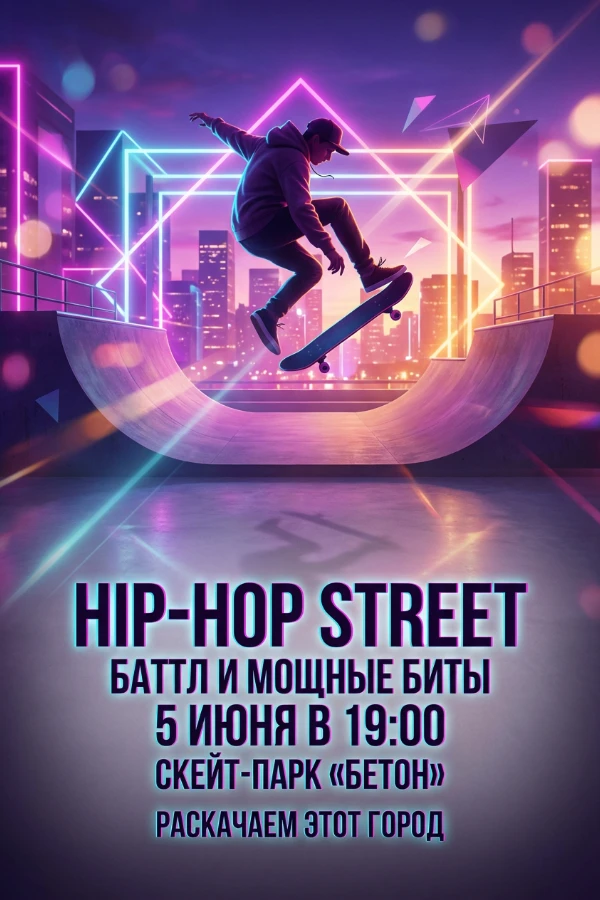 Приглашение в стиле хип-хоп