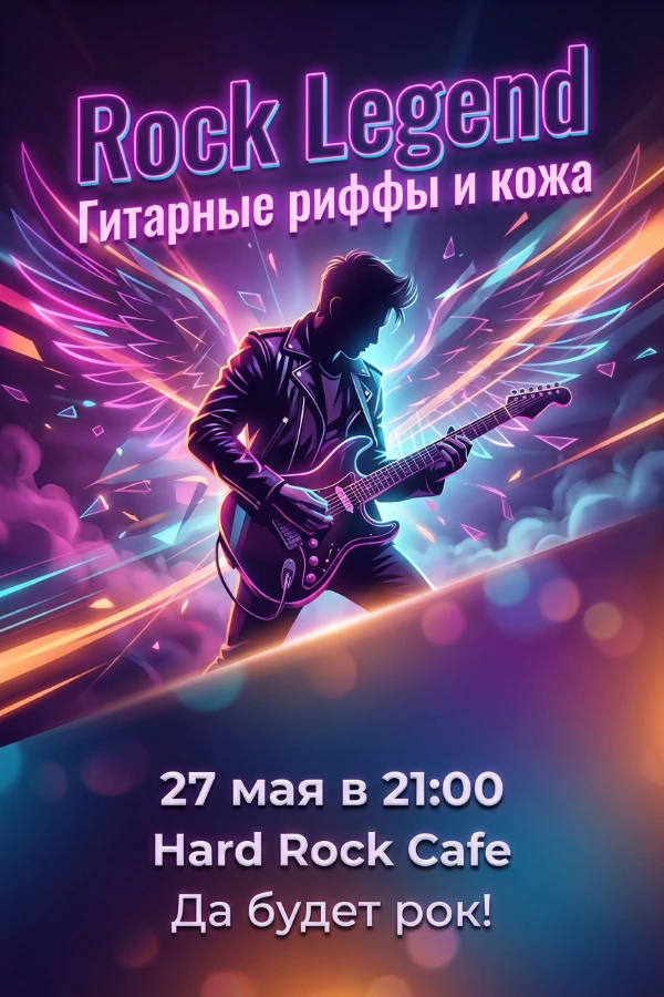 Приглашение в стиле рок