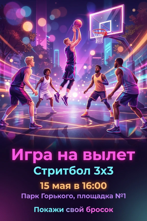 Приглашение на баскетбол
