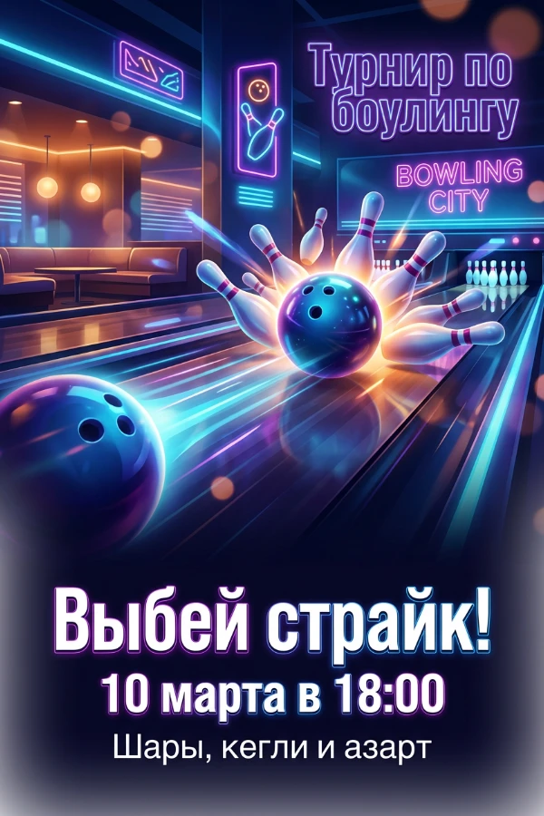 Приглашение на боулинг