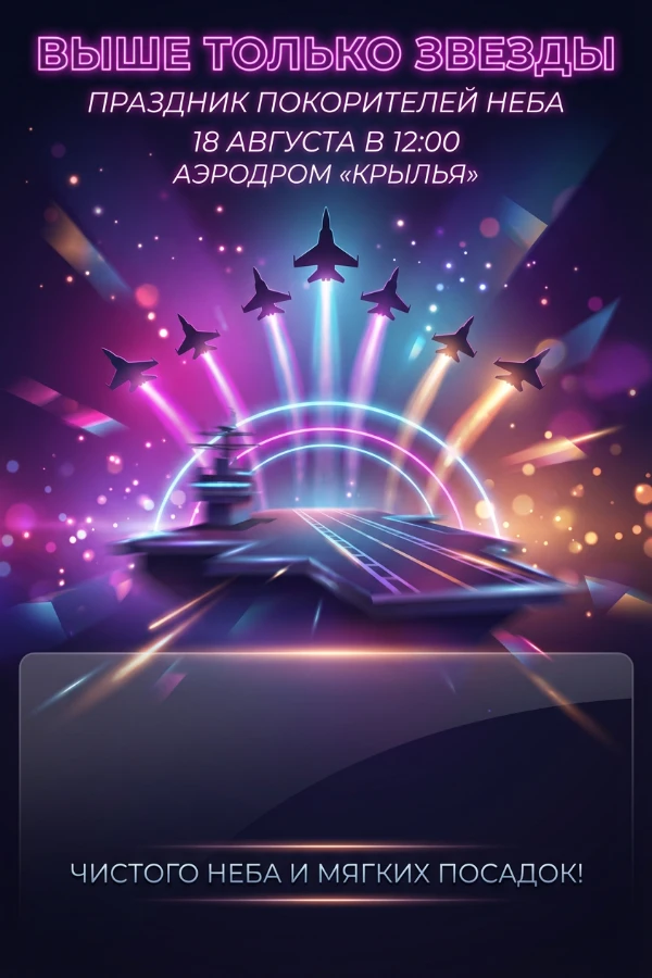 Приглашение на День авиации
