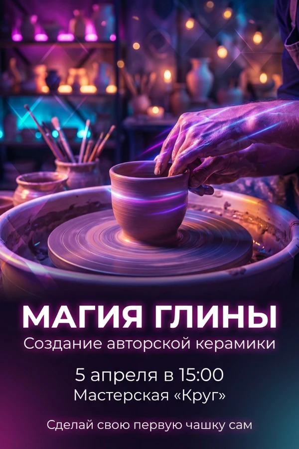 Приглашение на гончарный мастер-класс