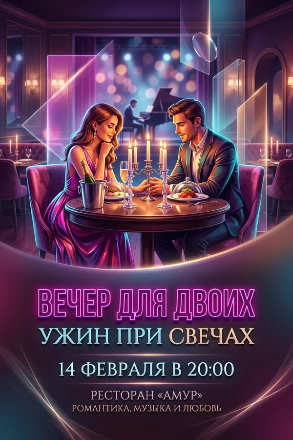 Приглашение на романтический ужин