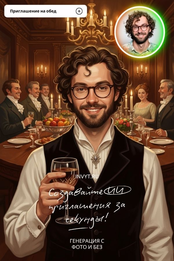 Приглашение на обед