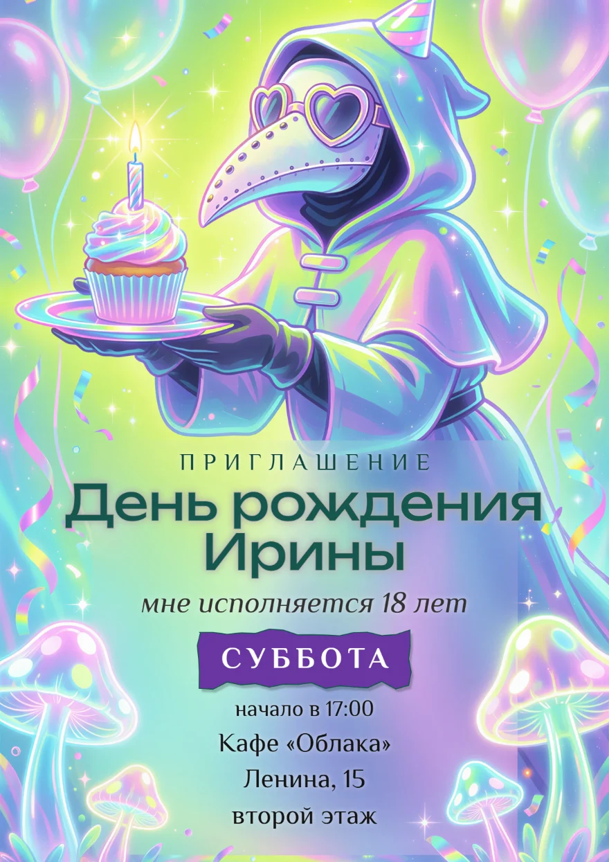 Чумной доктор и кекс