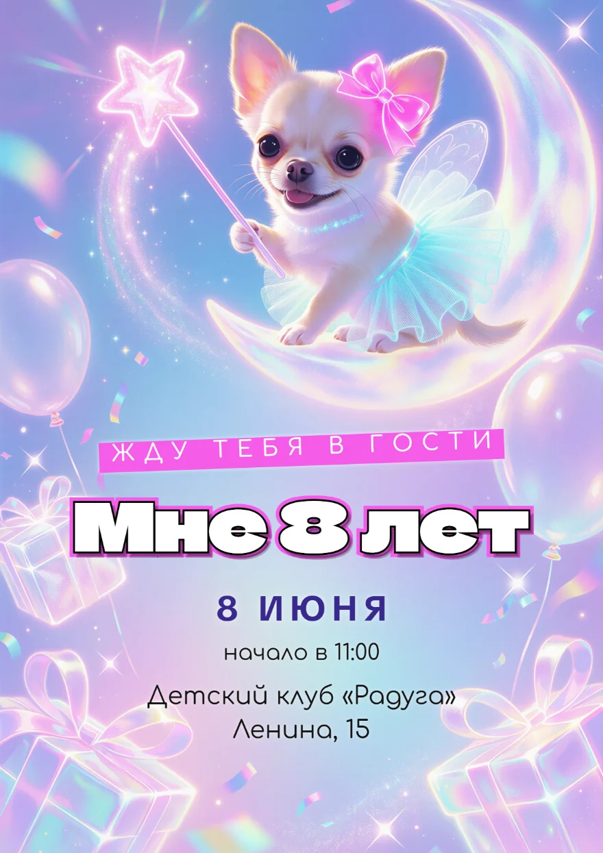 Чихуахуа с волшебной палочкой