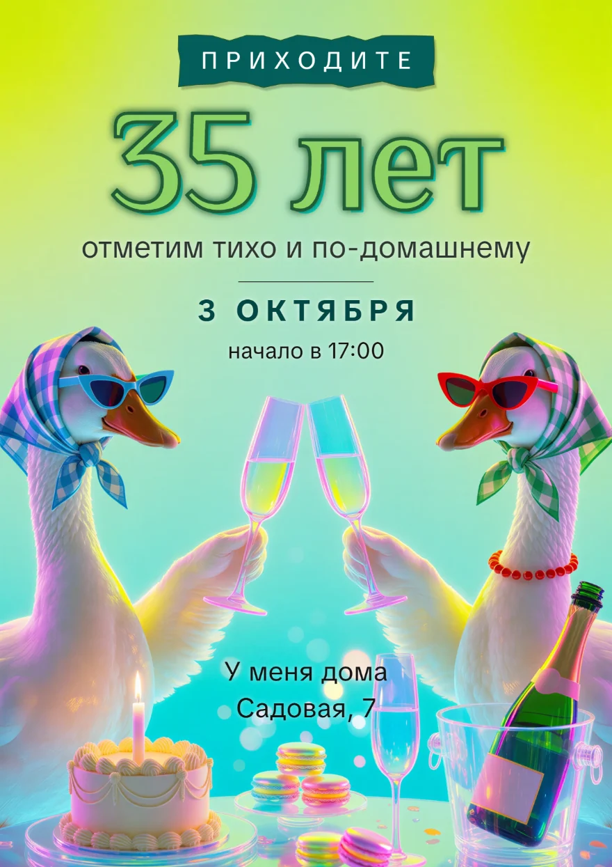 Гуси в косынках