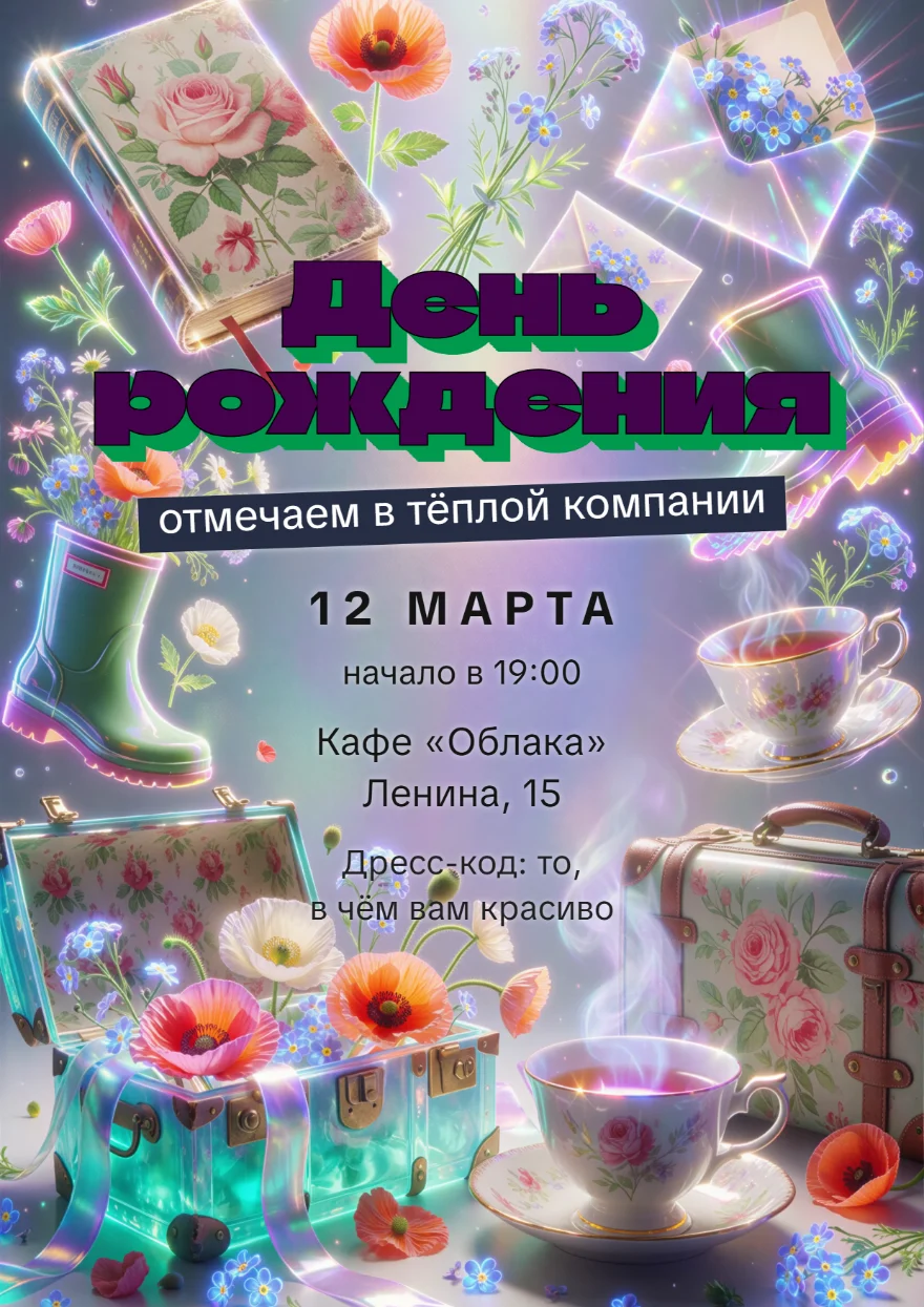 Хрустальная шкатулка с маками