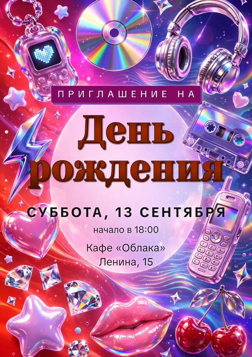 Розовый телефон со стразами