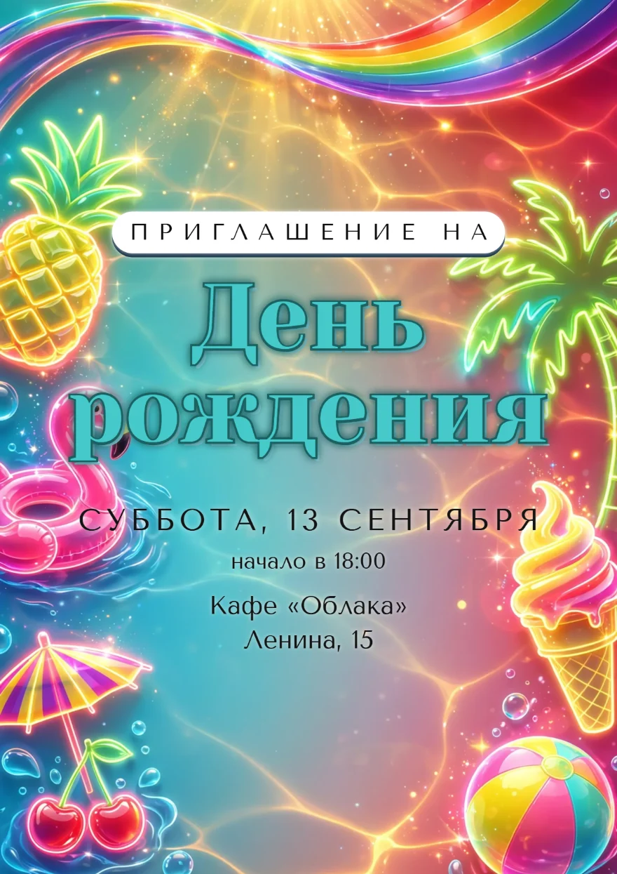 Фламинго в солнечной воде