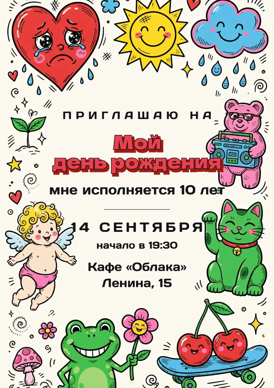 Вишни на скейтборде