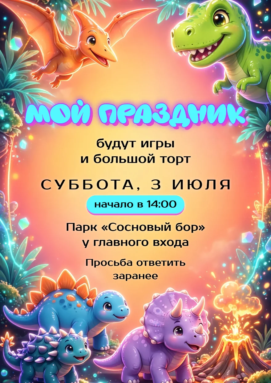 Динозаврики в тропиках