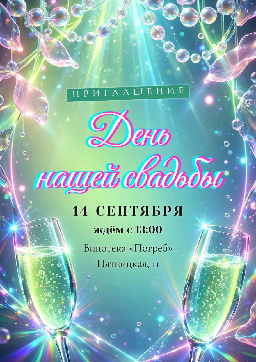 Бокалы с жемчугом