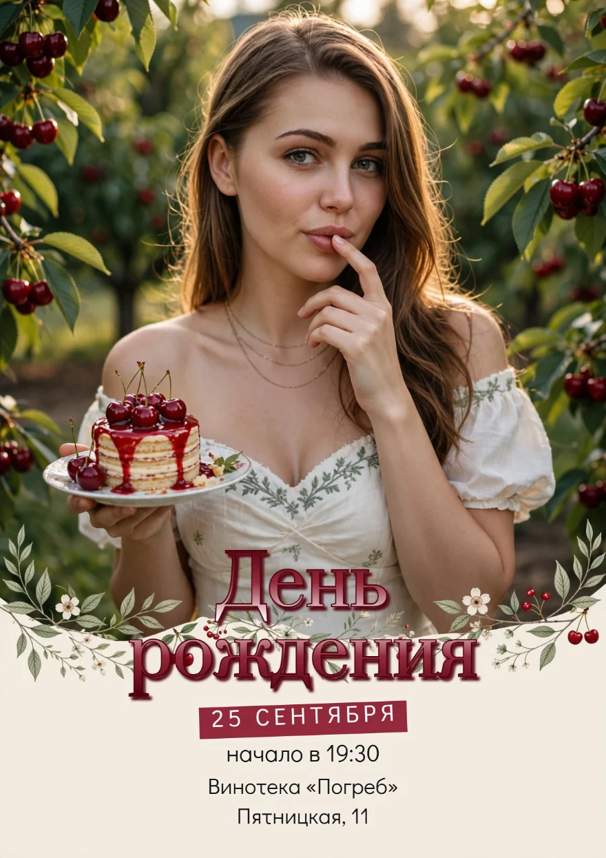 Полдень в вишнёвом саду