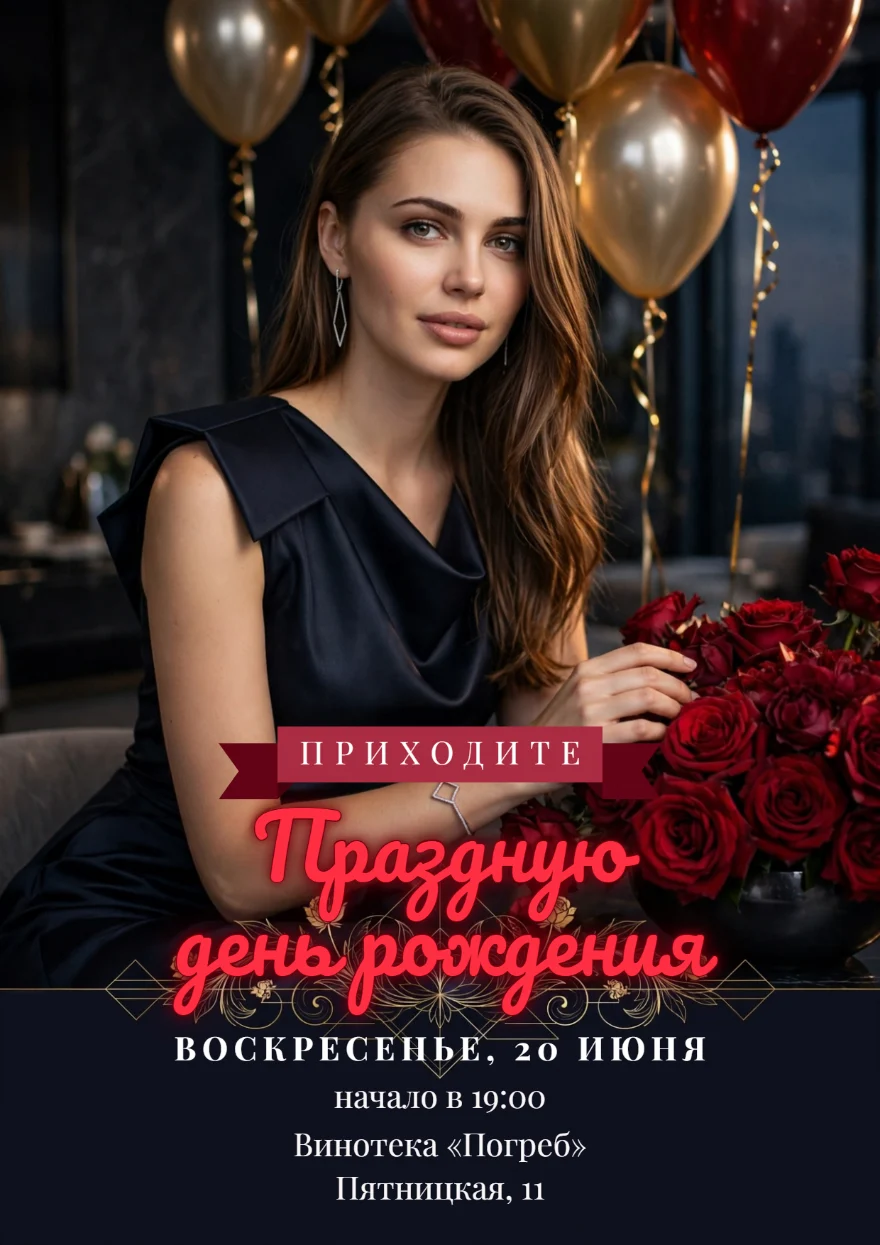 Бордовые розы с золотыми шарами