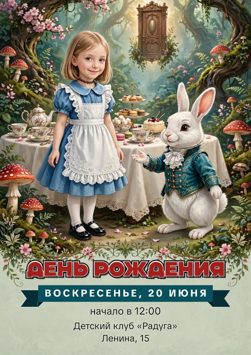 Алиса и Белый Кролик