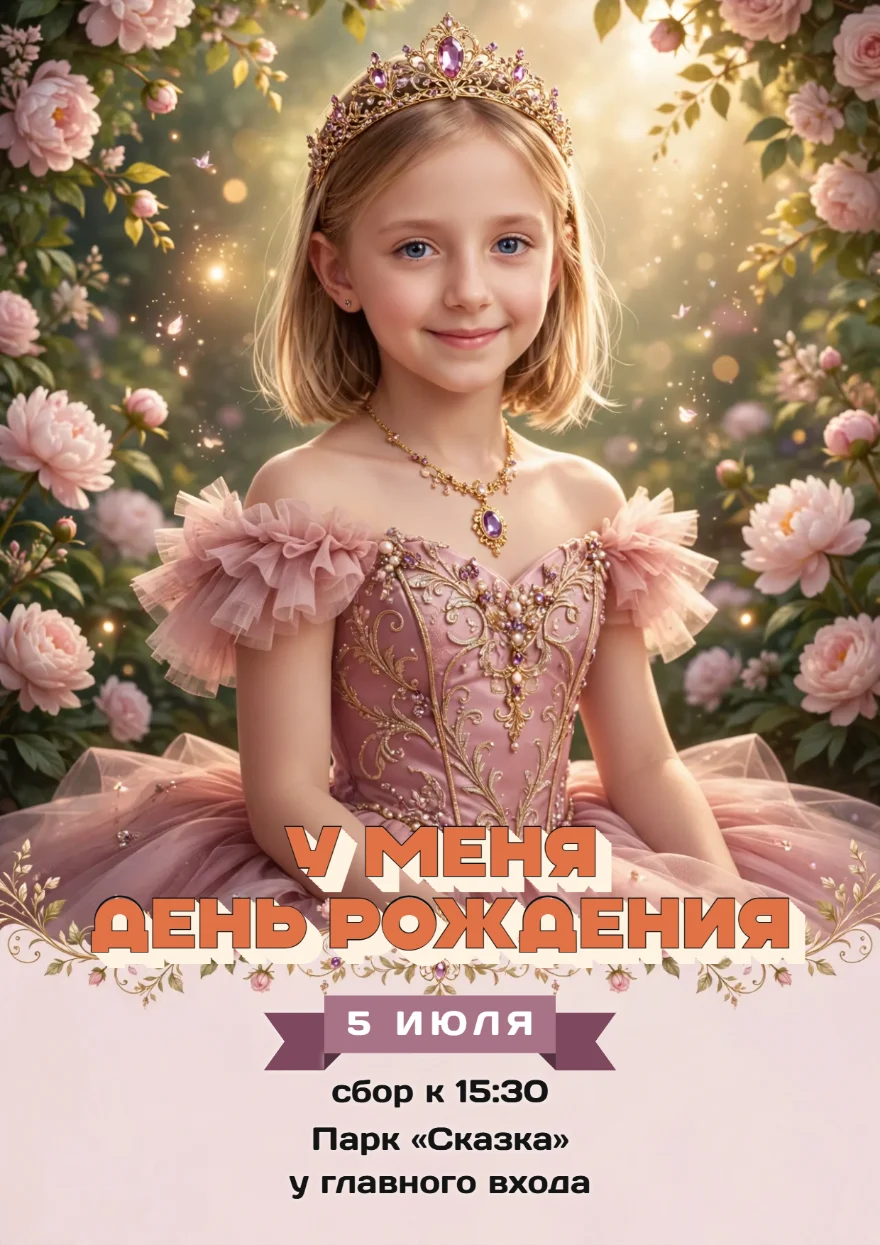 Принцесса в золотой тиаре