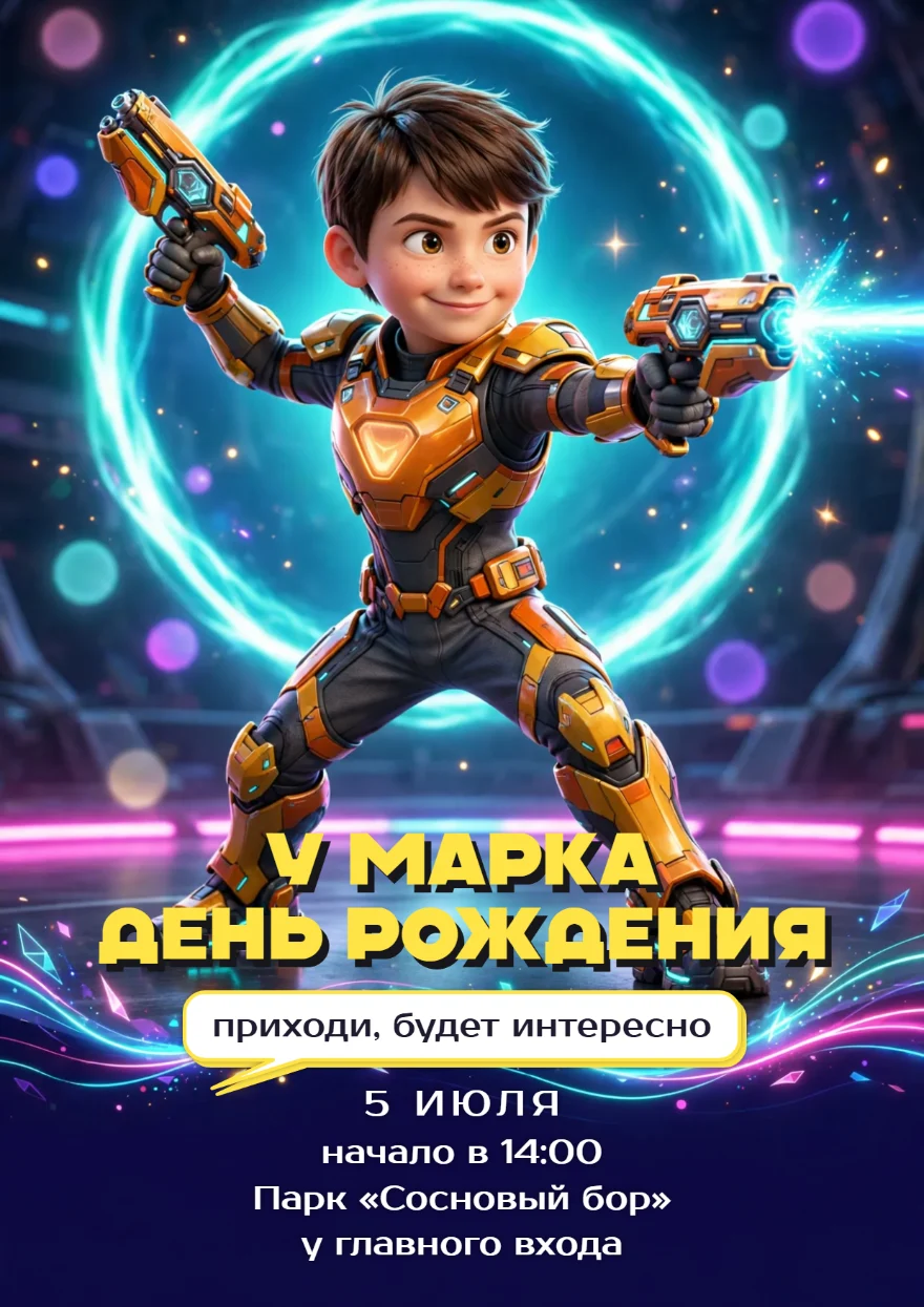 Космический рейнджер с бластерами
