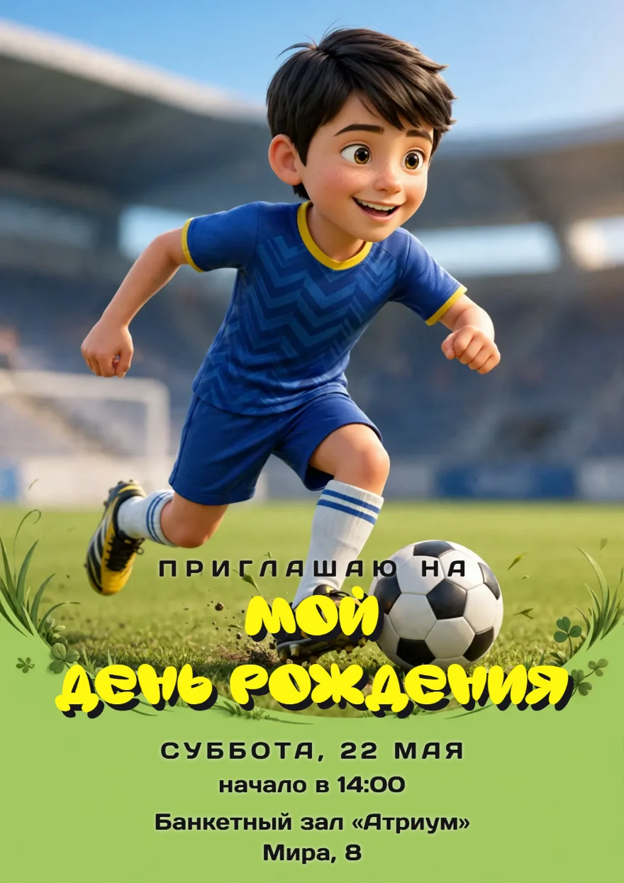 День рождения мальчика — Приглашаю На