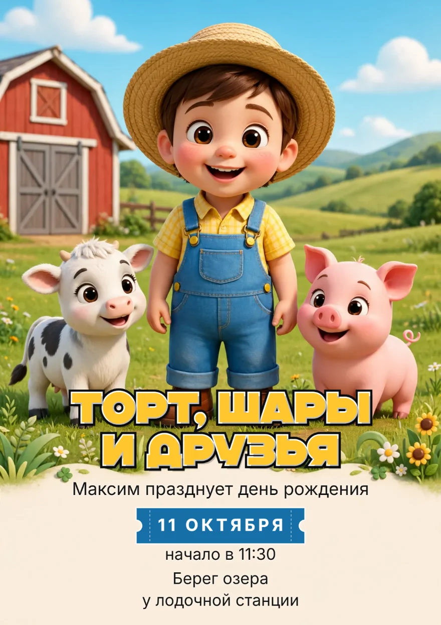 Фермер в соломенной шляпе