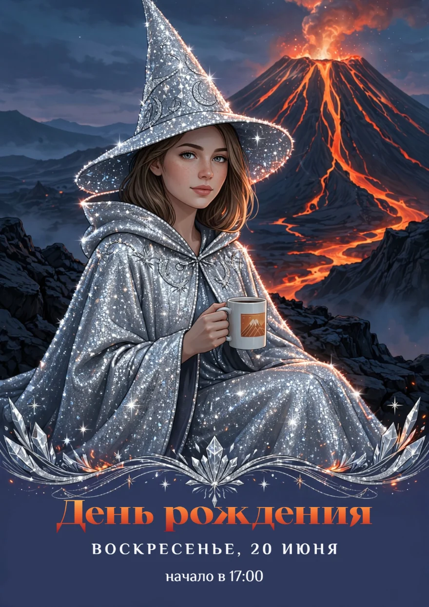 Волшебница у вулкана