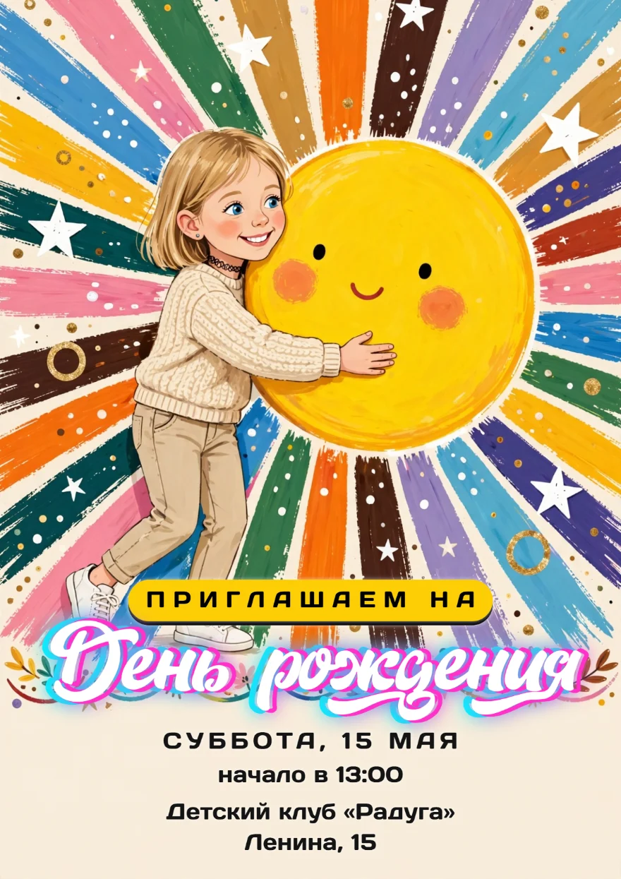 Солнце в радужных лучах