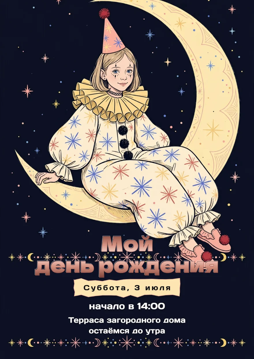 Пьеро на полумесяце