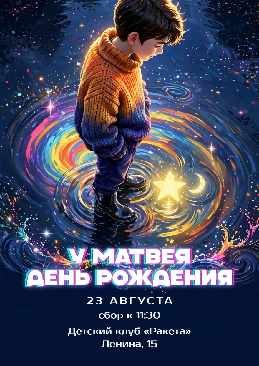 Мальчик со светящейся звездой
