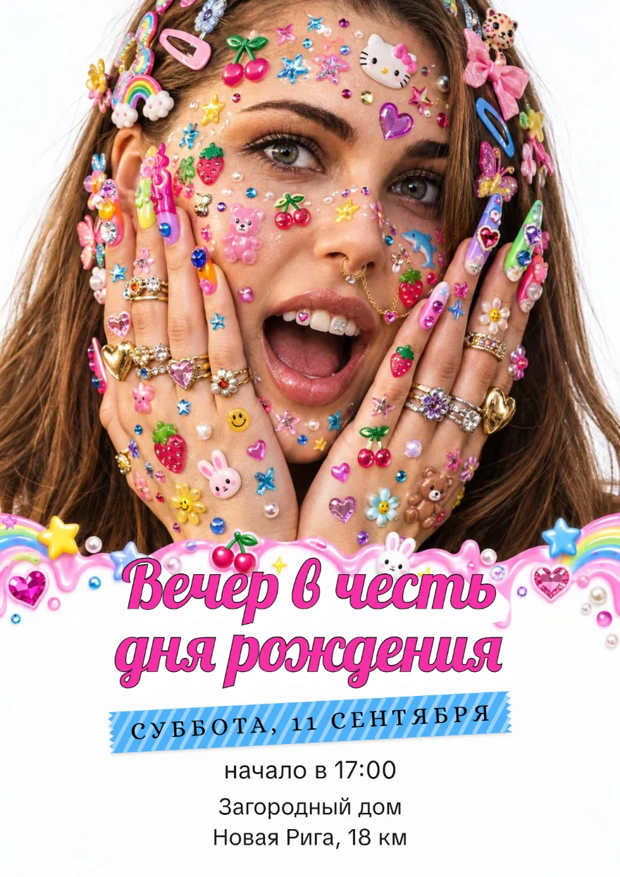 Hello Kitty со стразами